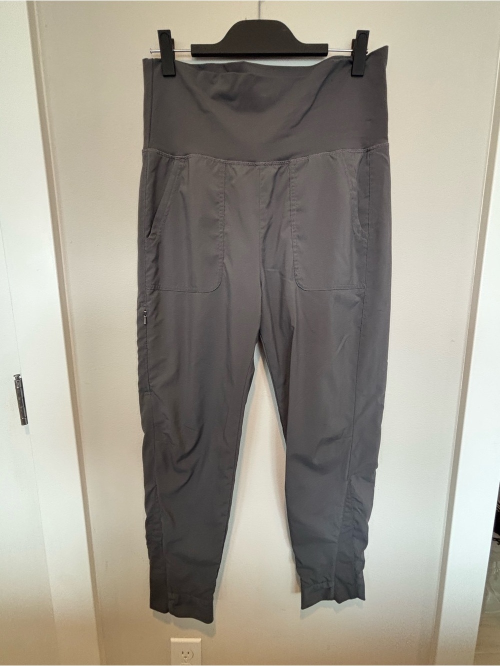 Patagonia Gray High-Rise Track Joggers